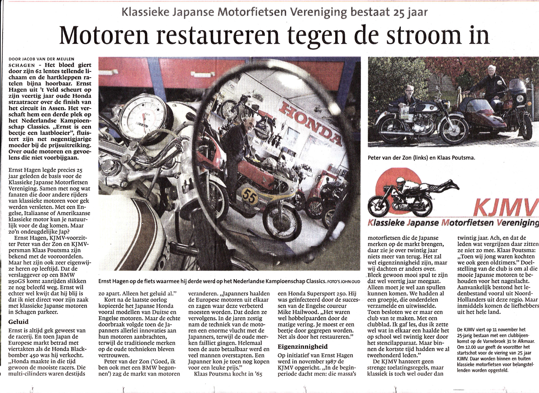 De KJMV in het Noord-Hollands dagblad