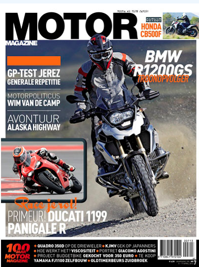 KJMV in MOTOR magazine