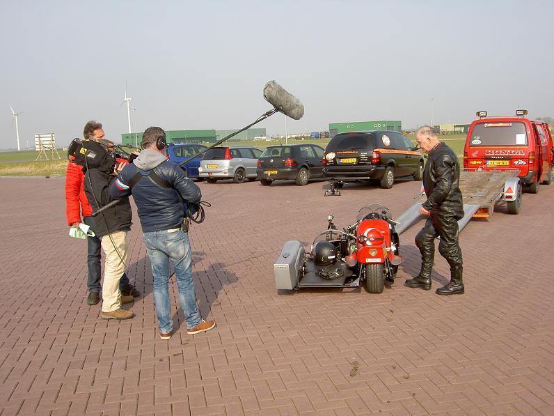 Honda CB750 zijspan-racer