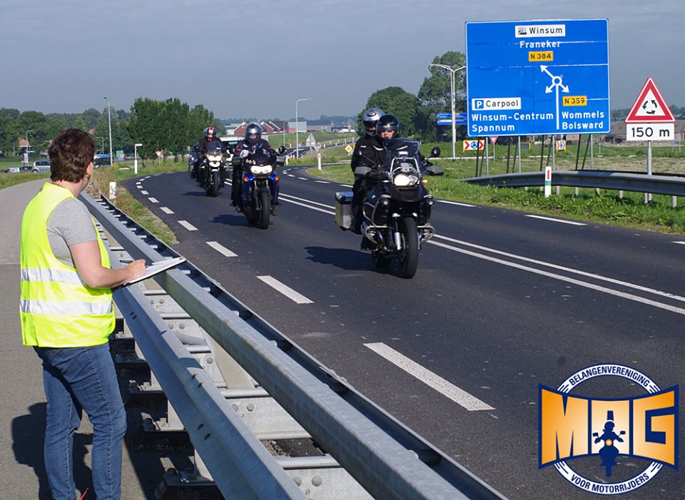 Motorrijdersvriendelijke geleiderails in Friesland