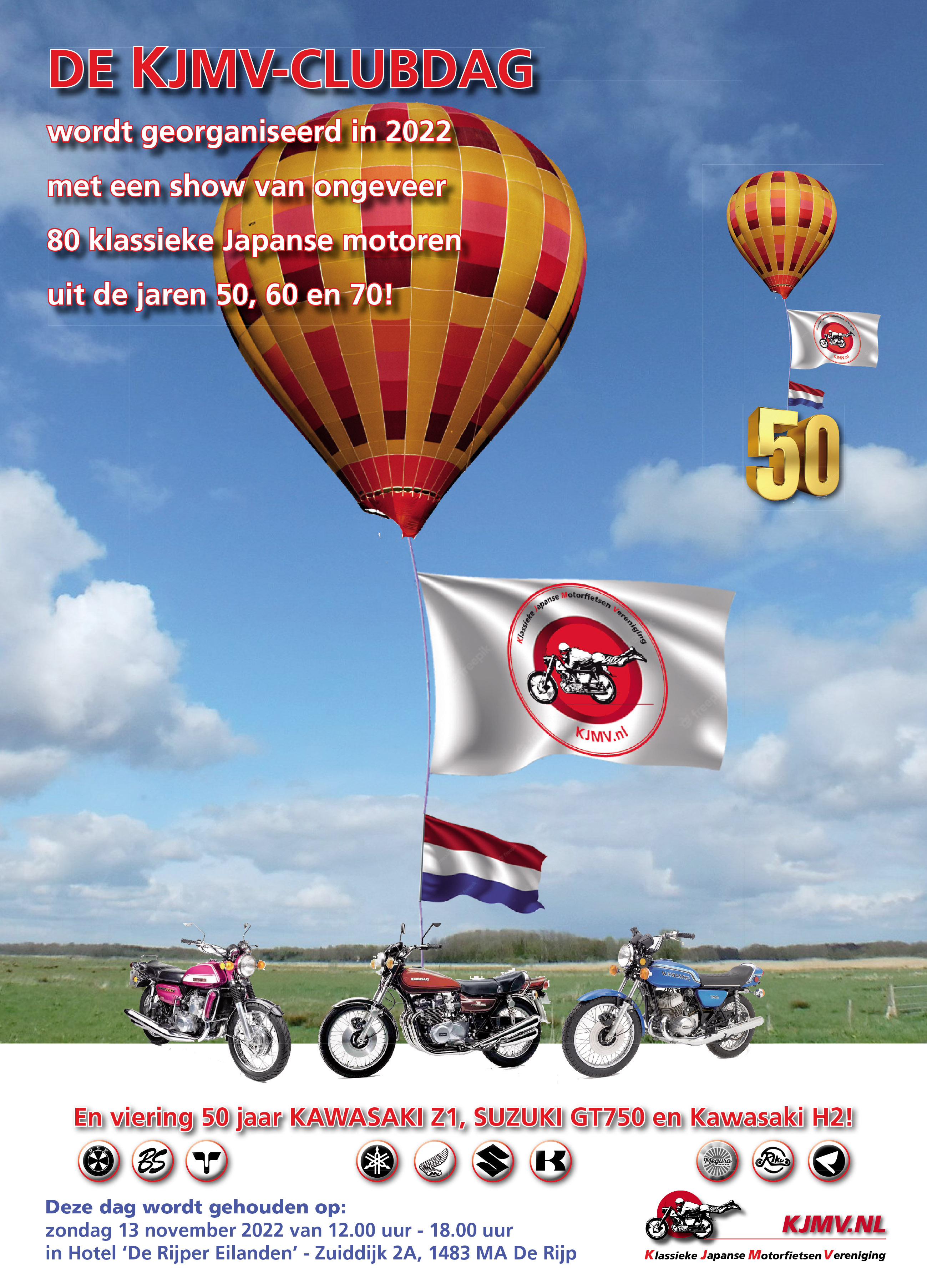 KJMV Clubdag aankomend weekend! 13 november! 12:00-18:00