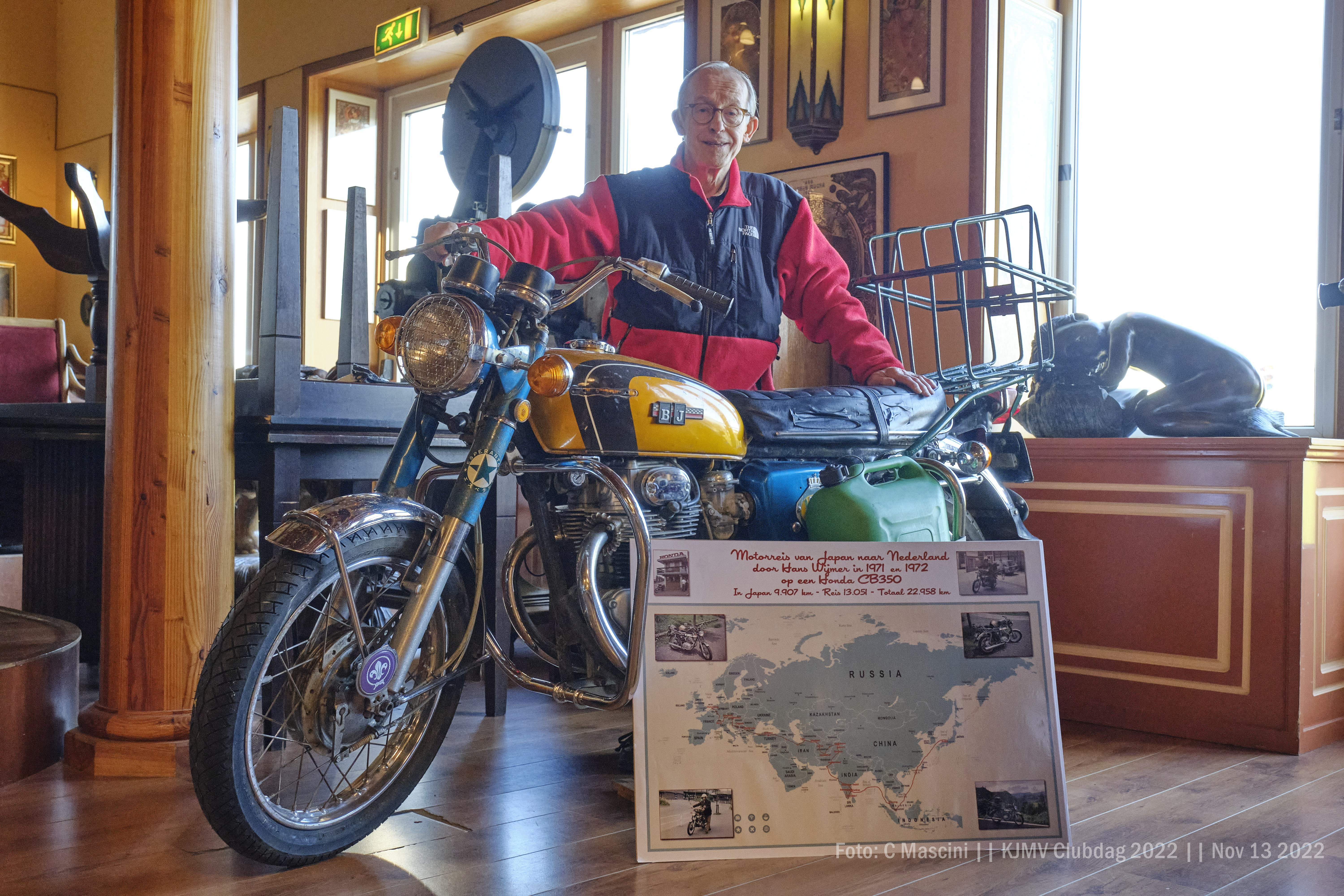 Hans Wijmer "Van Japan naar Nederland op de Honda CB350E" deel 18 correctie