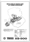 Yamaha XS500Technspecs 